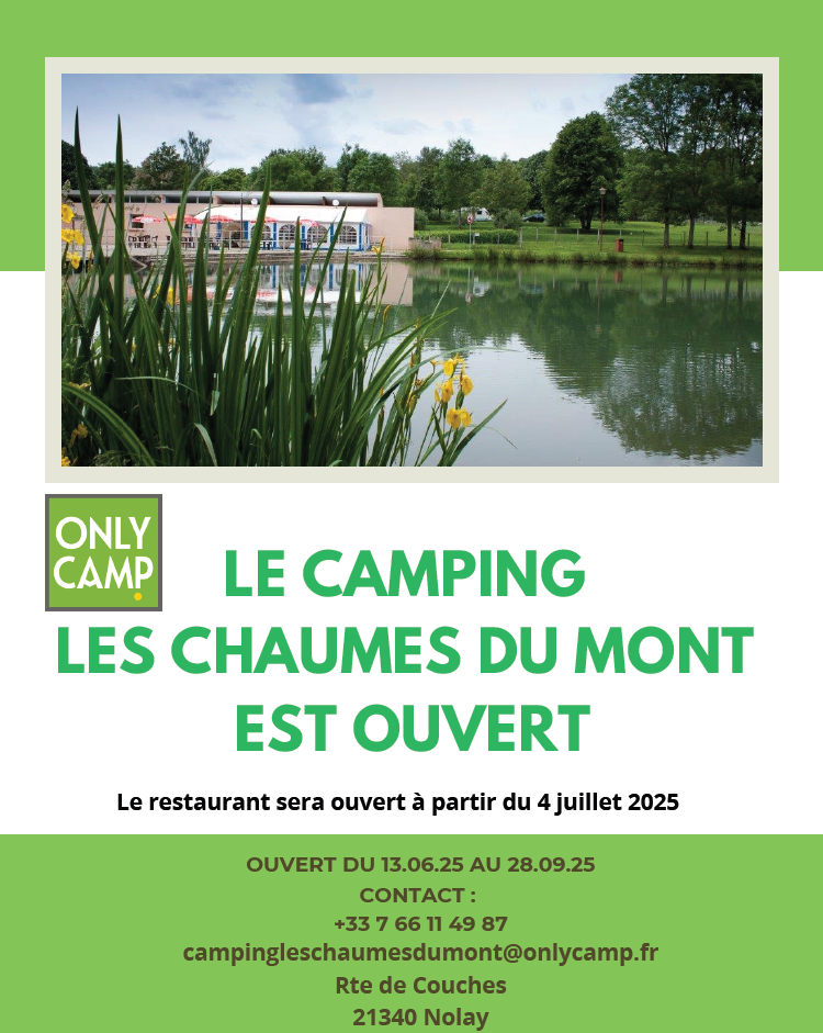 camping nolay les chaumes du mont